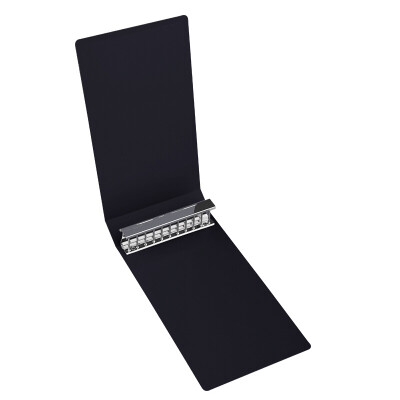 富得快 A5电脑夹增票文件夹/票据夹/发票夹 11孔单据夹送货单用 ZY-10105 黑色