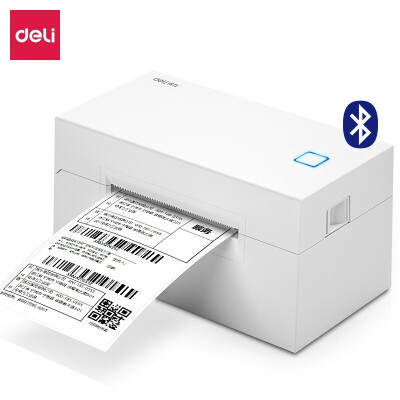 得力(deli)无线蓝牙热敏打印机 80MM快递单电子面单标签不干胶打印 无纸仓便捷高速打印机DL-760DW