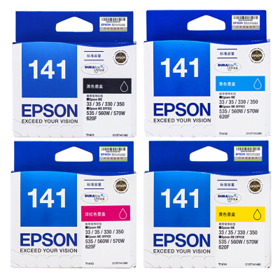 爱普生（Epson）T1411-4原装4色 T1411-T1414整套墨盒