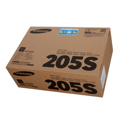三星（SAMSUNG）MLT-D205S黑色硒鼓（适用于三星ML-3310 ML-3710 SCX-5637 SCX-4833机器）