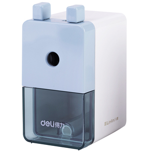 得力文具削笔机转笔刀卷笔刀削笔刀手动铅笔削笔器手摇铅笔刀0749