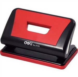 得力0103 手动中号打孔机 二孔打孔器 打洞机 办公用品