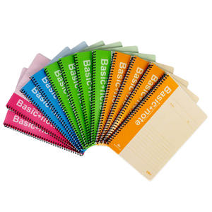 正品得力7682螺旋笔记本A5 50页活页软面抄 活页商务记事本 12本