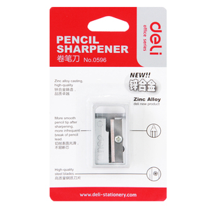 得力（deli）0596 锌合金卷笔刀经典系列 单支装