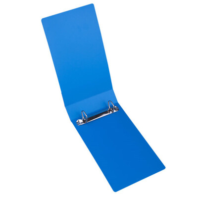 富得快（FUDEK）512D两孔夹产品夹册A5票据文件 资料夹2孔两孔活页 打孔夹双孔钻孔夹 512D 蓝色237x143x43mm