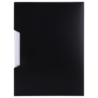 晨光(M&G)文具A4/80页黑色资料册 办公文件册 新锐派防水文件插页袋文件夹 单个装ADM95099