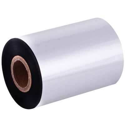 得力(deli)90mm*300m热转印条码机标签机蜡基碳带81523（单卷装）